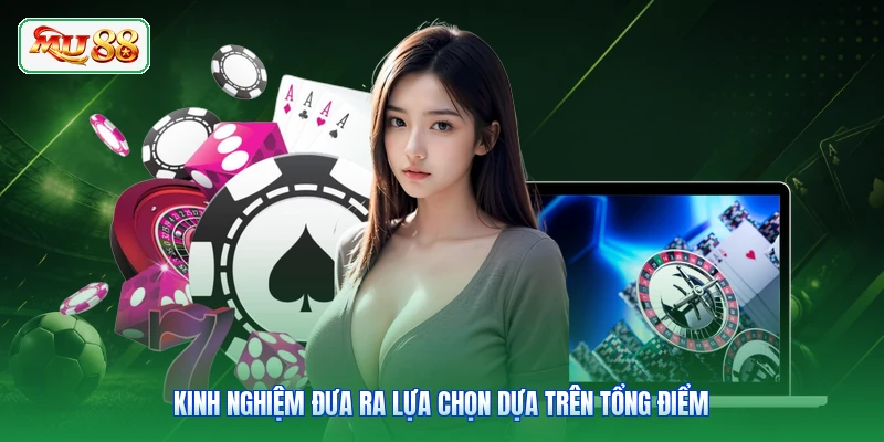 Kinh nghiệm đưa ra lựa chọn dựa trên tổng điểm