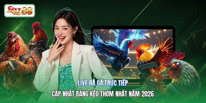 Live Đá Gà Trực Tiếp | Cập Nhật Bảng Kèo Thơm Nhất Năm 2026